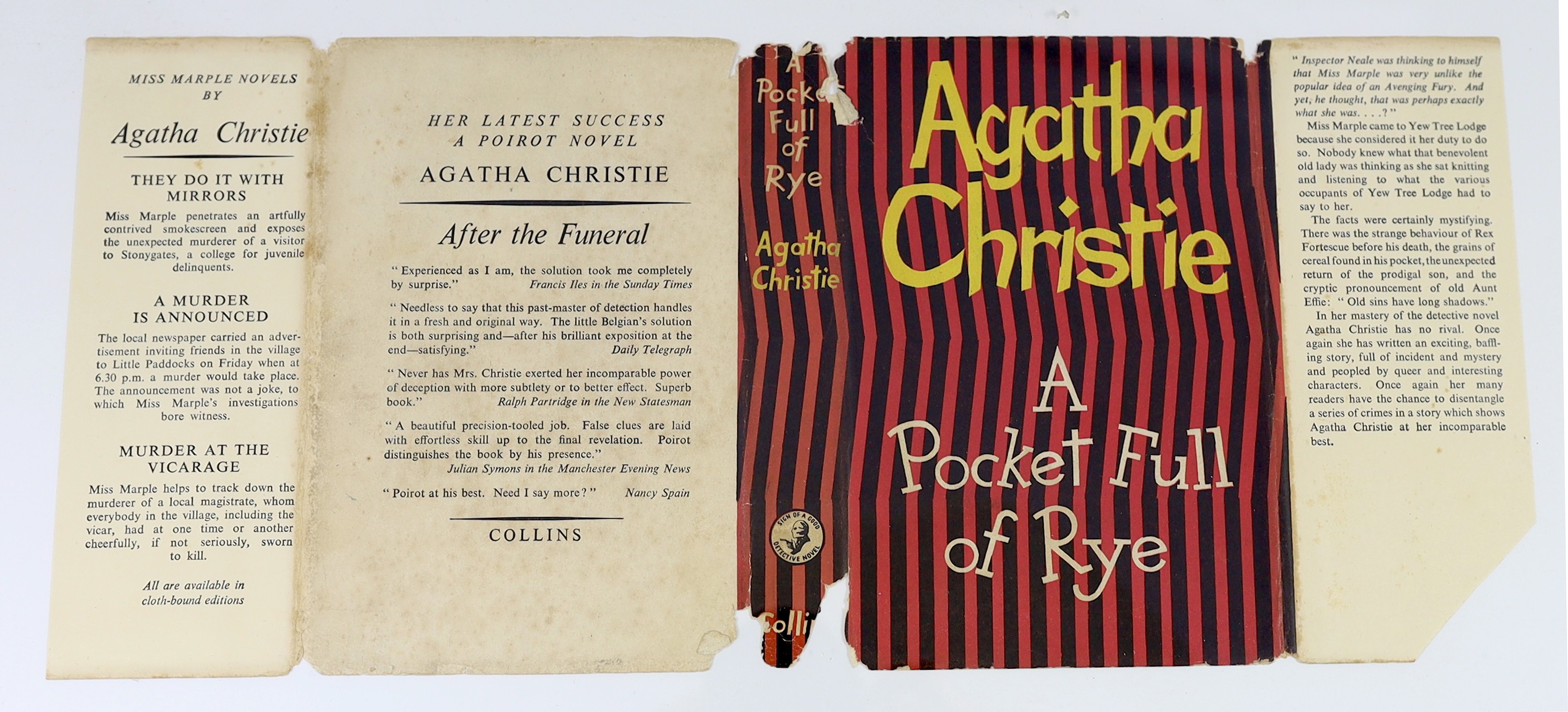 Christie, Agatha - A Pocket Full of Rye, 1st edition